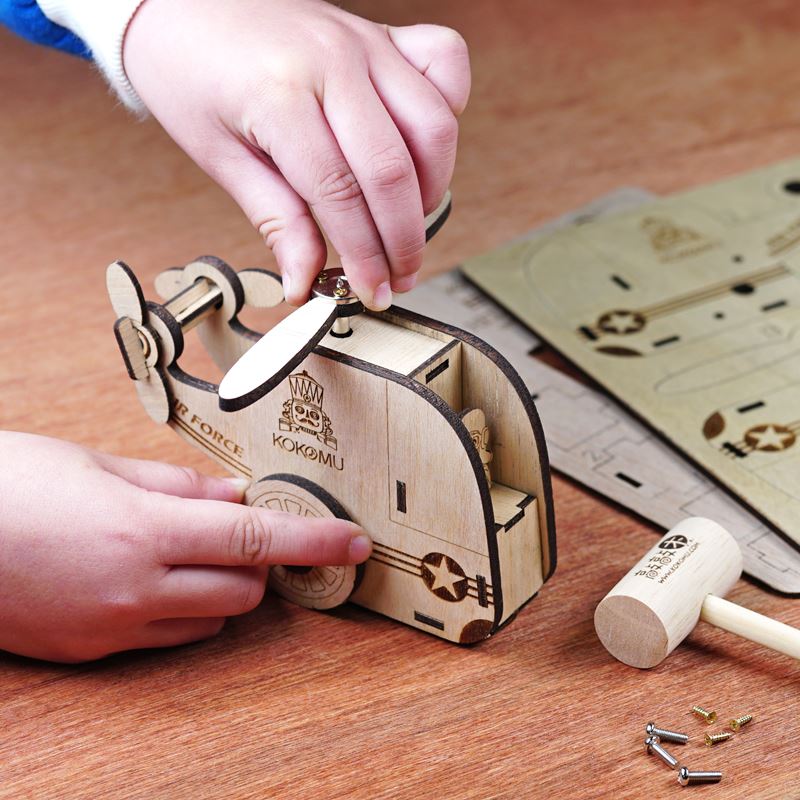 Helicopter diy music box