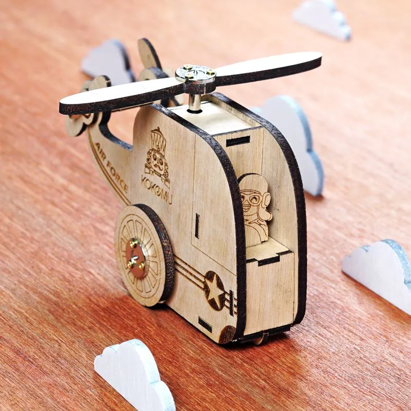 Helicopter diy music box